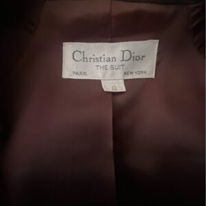 Christian Dior Brown Suit
